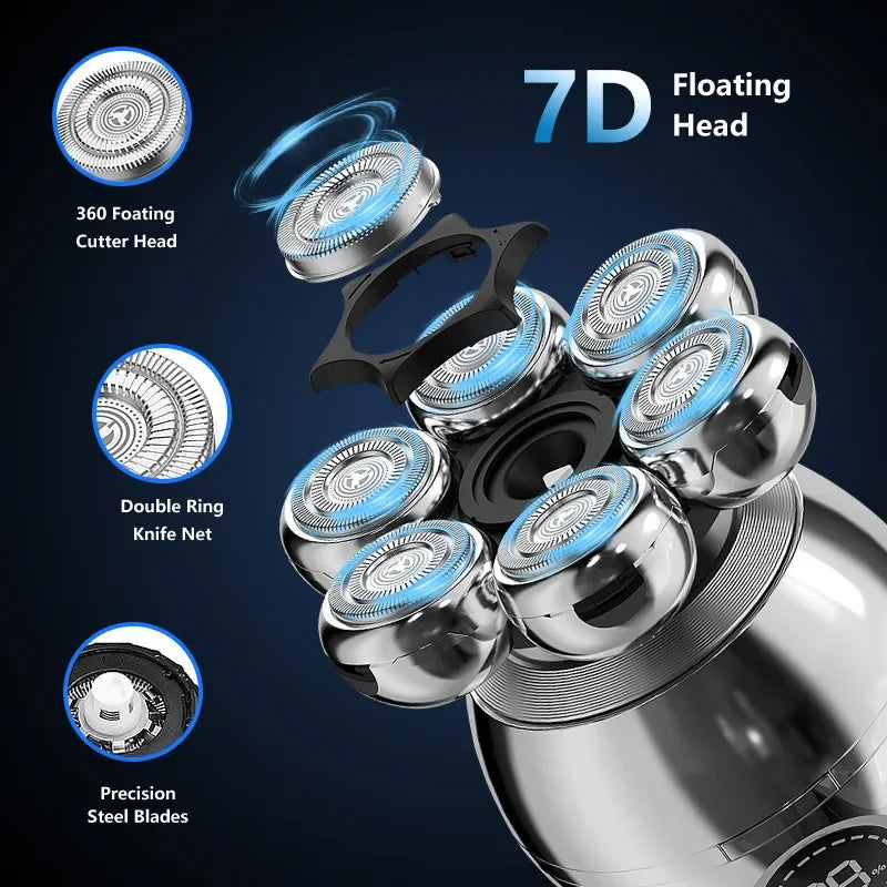 Rechargeable 7D Electric Shaver