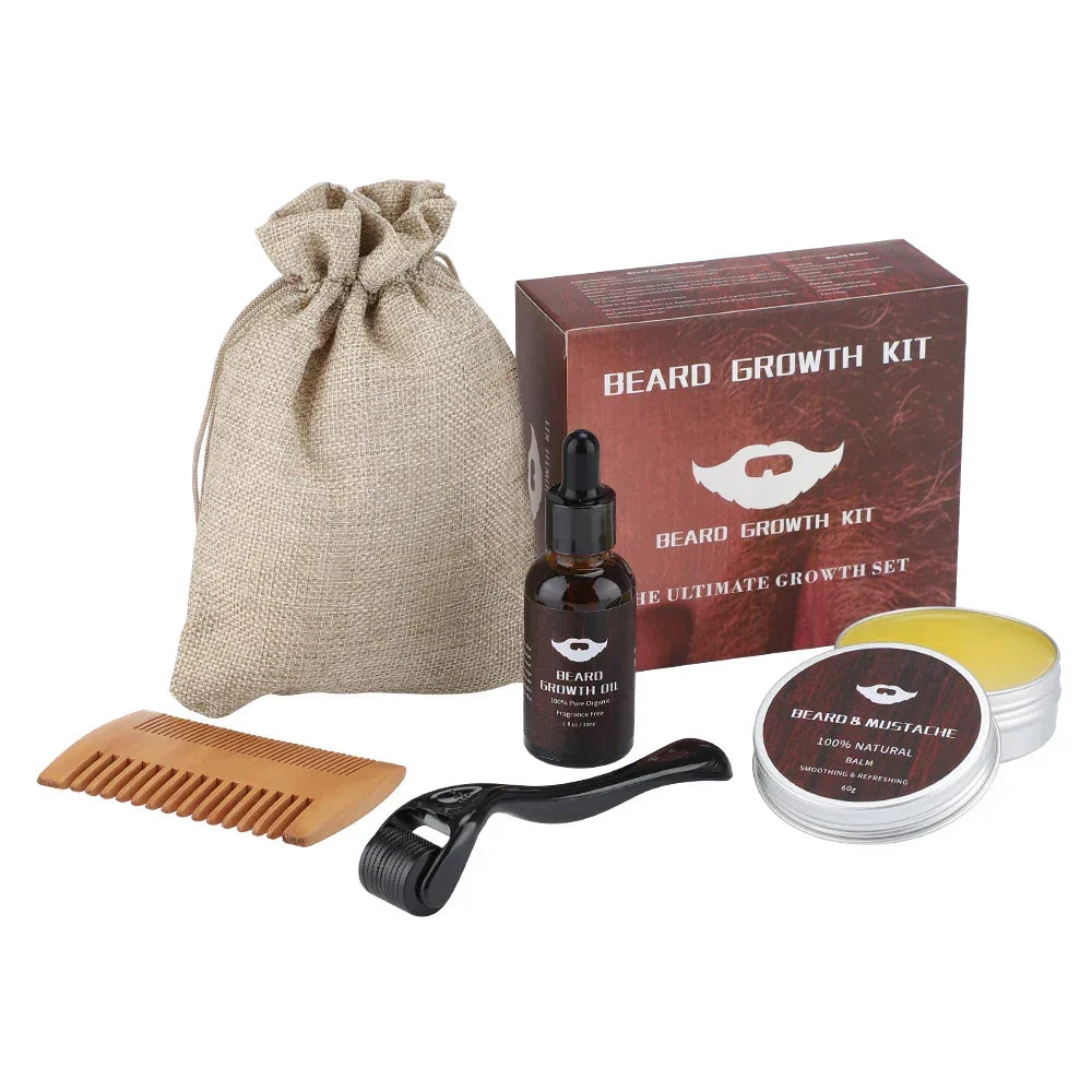 Beard Grooming & Growth Set